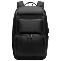 Men business travel backpack large capacity teenager  Anti-thief bag USB charge 17.3 "backpack for waterproof notebook